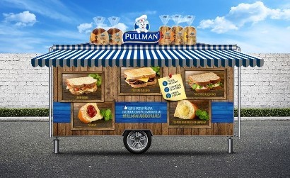 Food Truck dá sanduíches em troca de publicidade